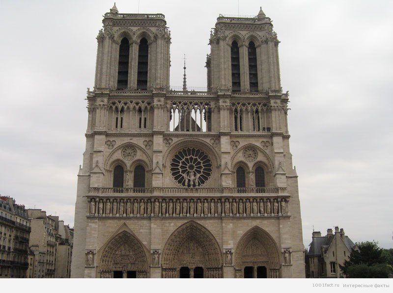 Notre-Dame-de-Paris3 Фасад Собора Парижской Богоматери