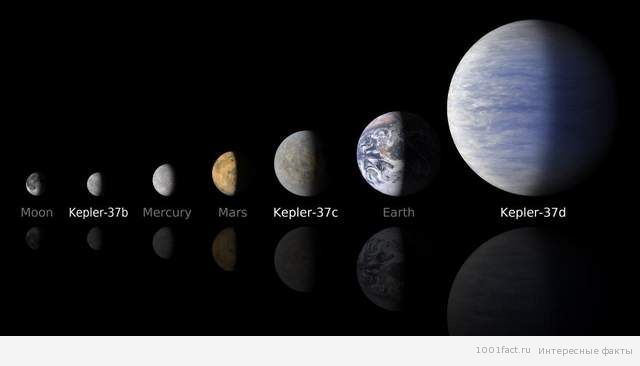 планеты системы Kepler-37