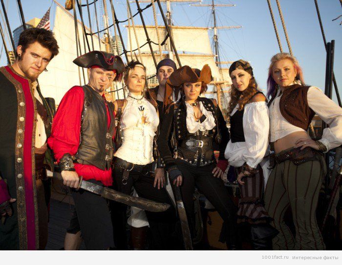 атмосфера праздника Дня пиратов