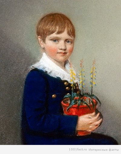 Дарвин в детстве