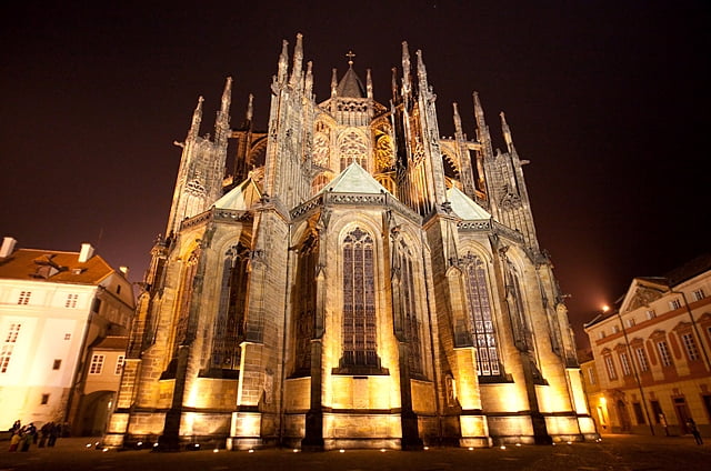 Ночной вид кафедрального собора