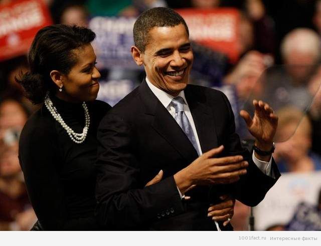 Барк Обама с супругой