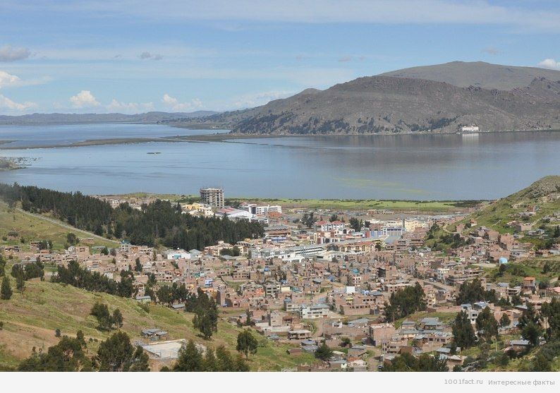 красивое озеро Титикака