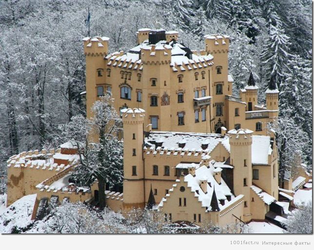 замок зимой